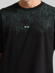 Brooklyn Embroidery Black Half Sleeve T-Shirt