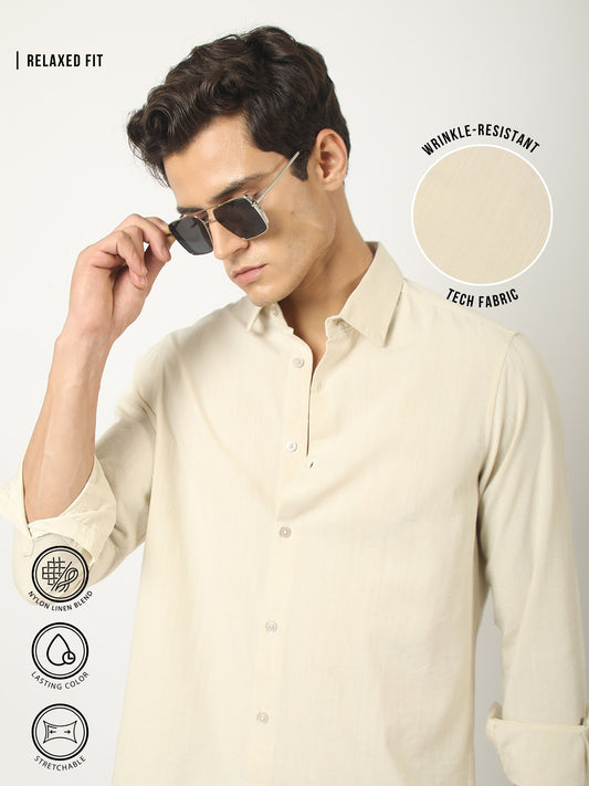 Biscuit Soft Tech Full Sleeve Shirt