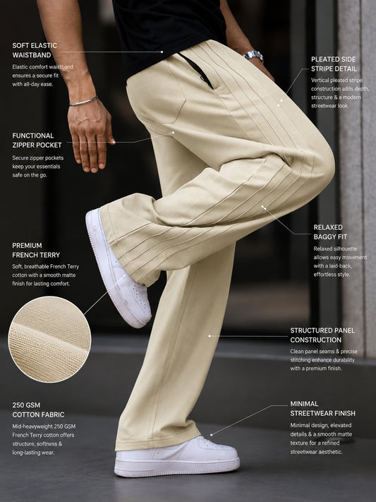 Baggy Biscuit 3 Line Pleat