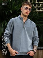 Solid Light Grey Sweatshirt