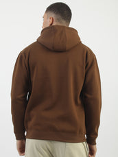 Iron clasp Brown Full Sleeve Sweatshirt