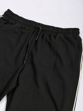 Atlanta Black Baggy Fit Trackpant