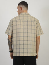 Resort Checks Beige Shirt