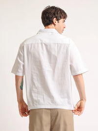 Embroidery White Shirt