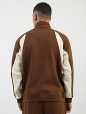 Never Mind Brown Full Seeve Sweatshirt