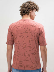 Face Onion Half Sleeve T-Shirt