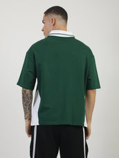 Discovering Bottle Green Half Sleeve Polo T-Shirt