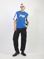 Houston Royal Blue Half Sleeve Tshirt