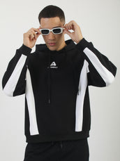 Absent Black Full Sleeve Boxy Sweatshirt