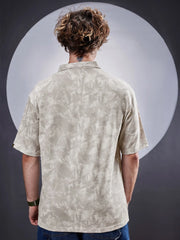 Burnout Grey Polo Half Sleeve T-Shirt