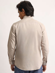 Oxford Taupe Full Sleeve Shirt