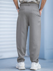 Korean Mist Green Belted Trouser