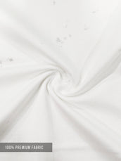 Serendipity White Half Sleeve T-Shirt