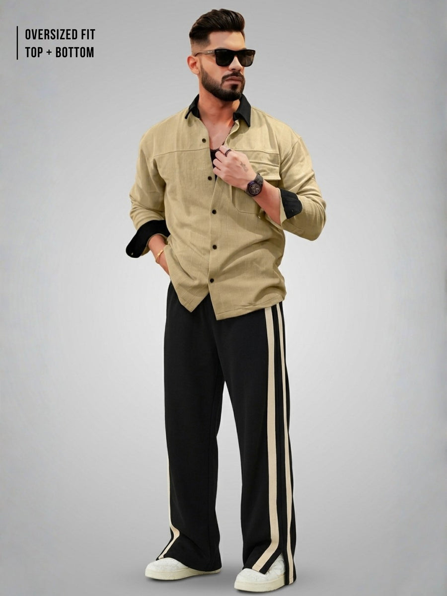 Biscuit Shirt Co-Ords Set