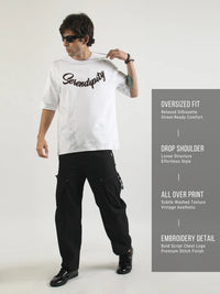 Serendipity White Half Sleeve T-Shirt