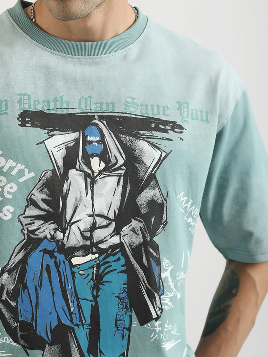 Street Vogue Berly Green Half Sleeve T-Shirt