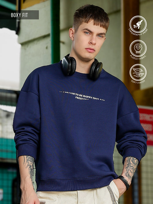Freelong Navy Sweatshirt