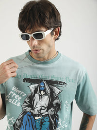 Street Vogue Berly Green Half Sleeve T-Shirt