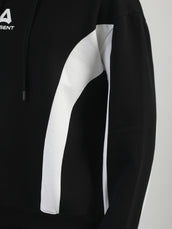 Absent Black Full Sleeve Boxy Sweatshirt