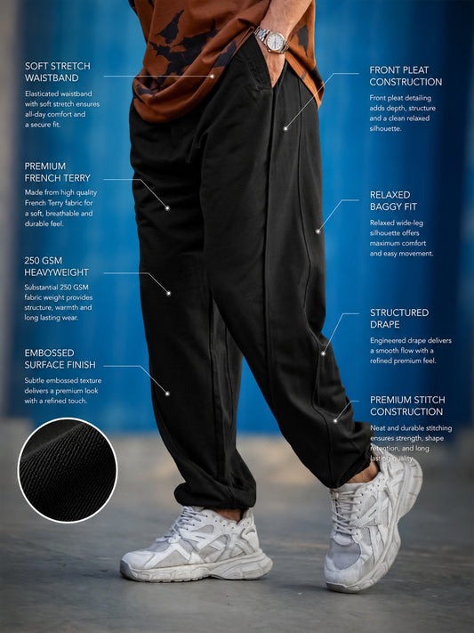 Corepanel Black Trackpant