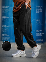 Corepanel Black Trackpant