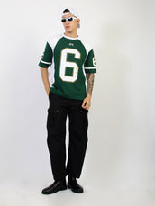 Colorblock Bottle Green Half Sleeve T-Shirt