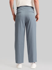 Classic Light Grey Double-Button Gurkha Trousers