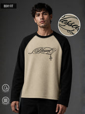 Blessed Biscuit Waffle Henley Full Sleeve T-Shirt