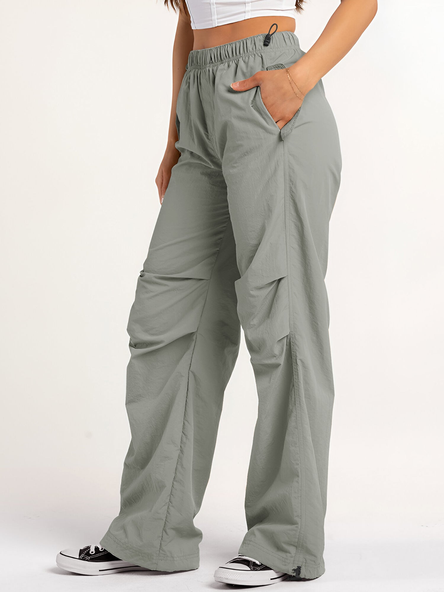 Parachute Light Grey Women Trackpant