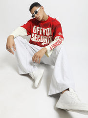 Offtop Security Red, Cream Doctor Sleeve T-Shirt