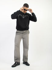 Rome Black Full Sleeve Sweatshirt