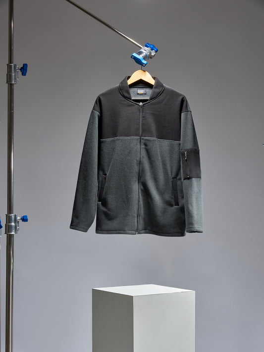 Solid Black, Dark Grey Shacket
