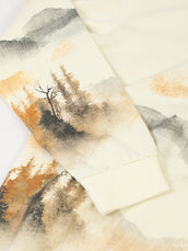 Mist Valley Cream Full Sleeve Sweatshirt