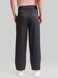 Baggy Classic Dark Grey Gurkha Trousers