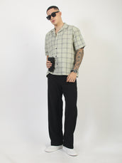 Resort Checks Green Shirt