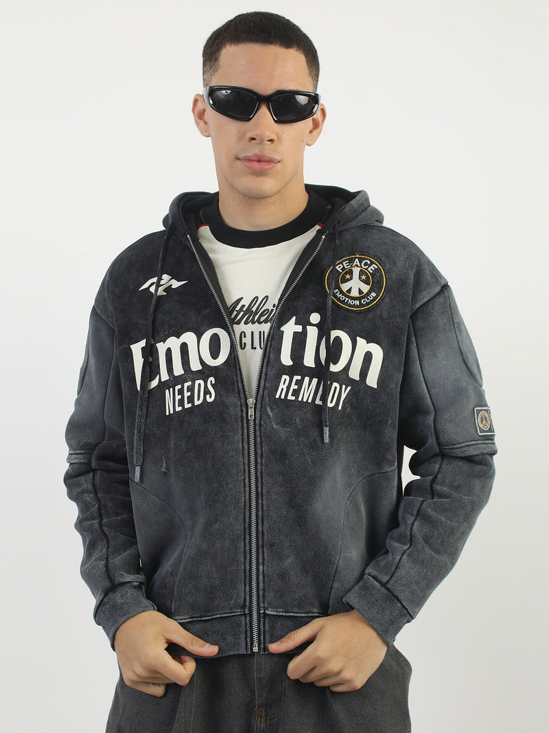 Emotion Black Full Sleeve Sweatshirt