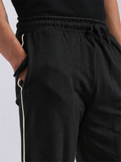 Atlanta Black Baggy Fit Trackpant