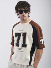 Argentina Cream Half Sleeve T-Shirt