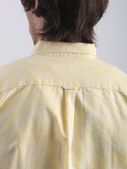 Mini Checks Yellow Full Sleeve Shirt