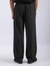 Atlanta Black Baggy Fit Trackpant