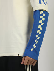 Doctor Sleeve Race Cream, Royal Blue Full Sleeve T-Shirt