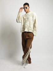 No Time Wasted Cream Full Sleeve T-Shirt