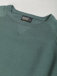 Ottoman Berly Green FlatKnit Half Sleeve T-Shirt