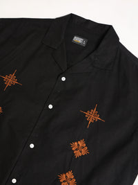 Embroidery Black Shirt