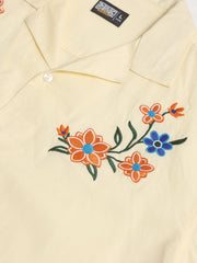 Embroidery Yellow Shirt