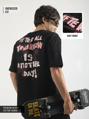 After Black, Pink Half Sleeve T-Shirt