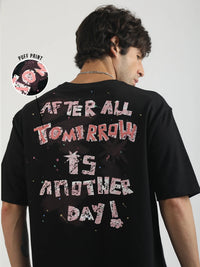 After Black, Pink Half Sleeve T-Shirt
