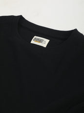 Black Raw Edges Full Sleeve T-Shirt