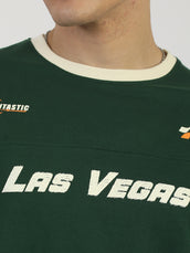 Las Vegas Bottle Green Half Sleeve T-Shirt
