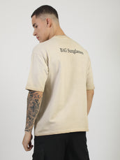 AcidWash Sunglass Biscuit Half Sleeve T-Shirt